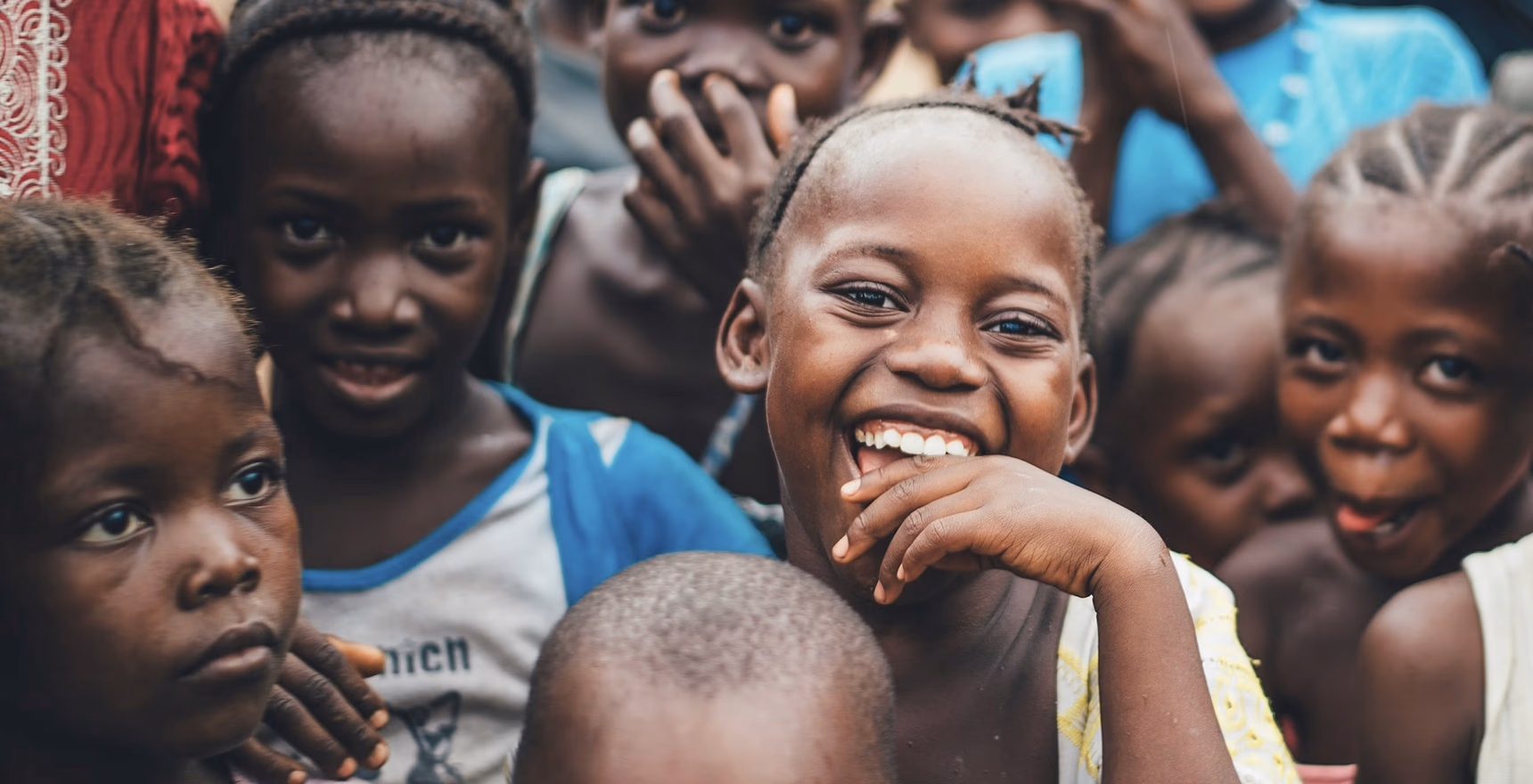 Children laughing together